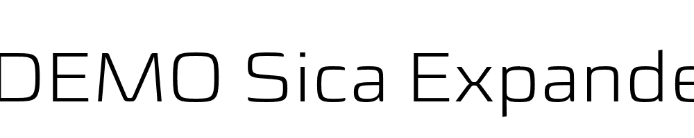  DEMO Sica Expanded Light Regular