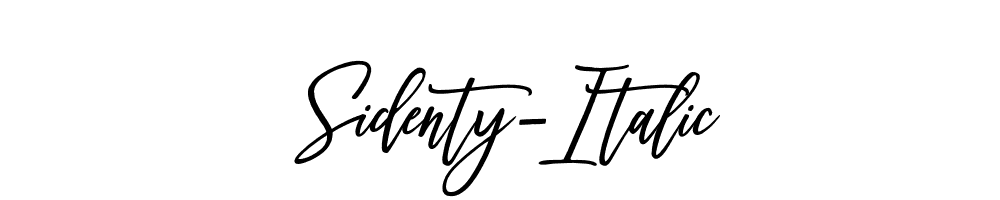 Sidenty-Italic