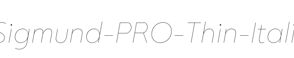 Sigmund-PRO-Thin-Italic