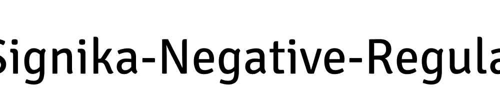 Signika-Negative-Regular