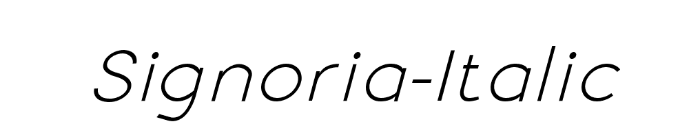 Signoria-Italic