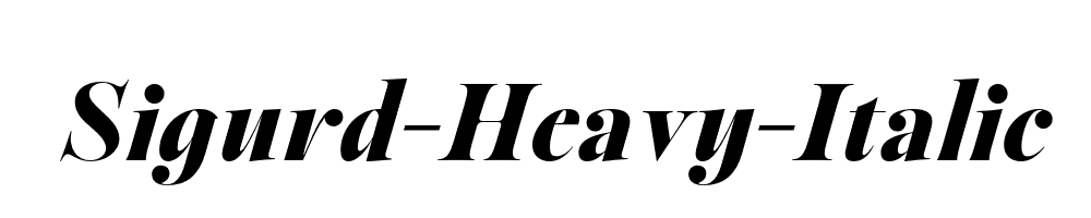 Sigurd-Heavy-Italic