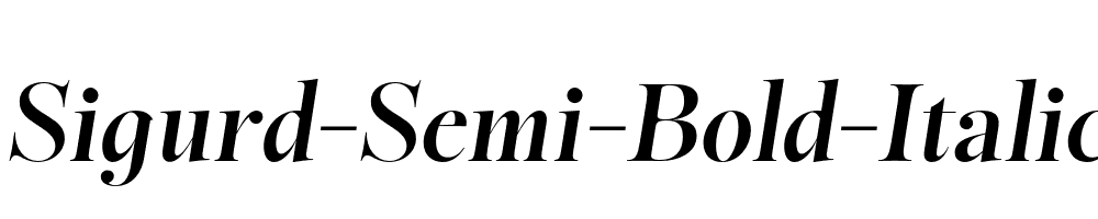 Sigurd-Semi-Bold-Italic