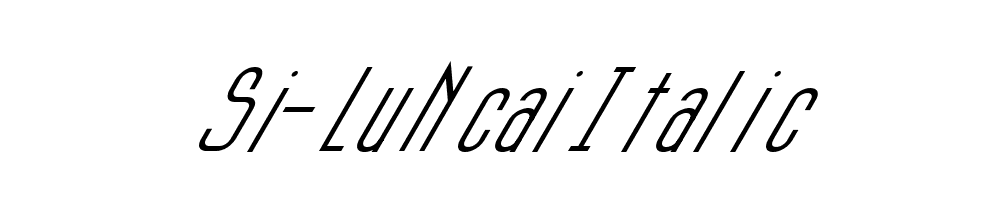 Si-LuNcaiItalic