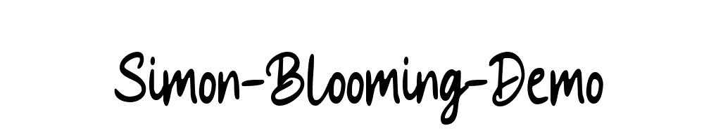 Simon-Blooming-Demo