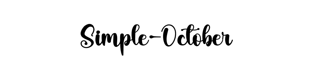 Simple-October