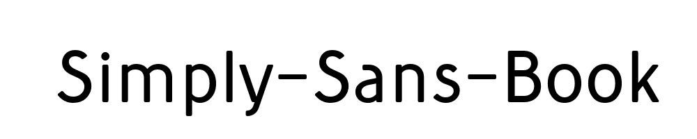 Simply-Sans-Book