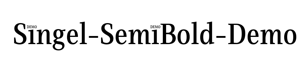 Singel-SemiBold-Demo