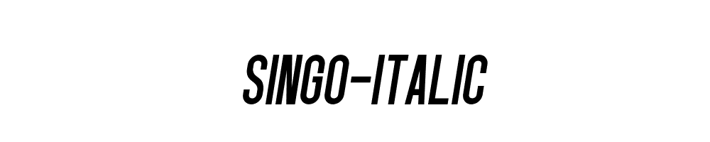 Singo-Italic