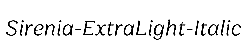 Sirenia-ExtraLight-Italic