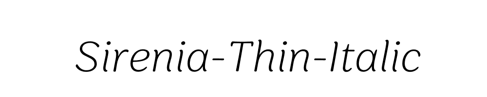 Sirenia-Thin-Italic