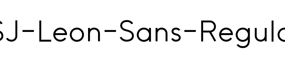 SJ-Leon-Sans-Regular