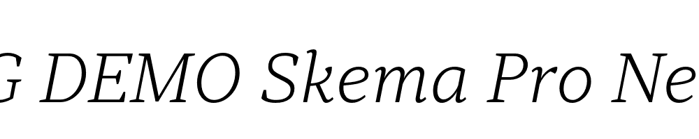  DEMO Skema Pro News ExLt Italic