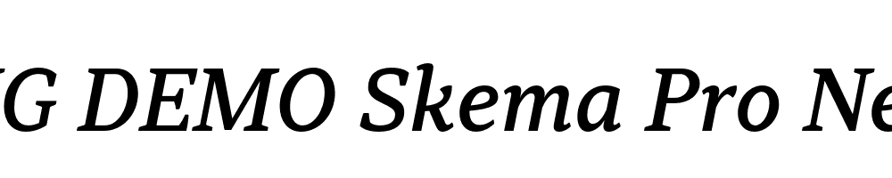  DEMO Skema Pro News Md Italic