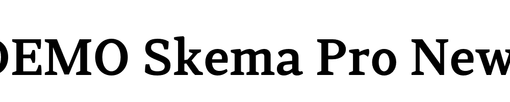  DEMO Skema Pro News SmBd Regular