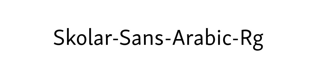 Skolar-Sans-Arabic-Rg