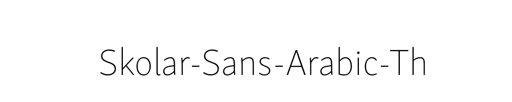 Skolar-Sans-Arabic-Th