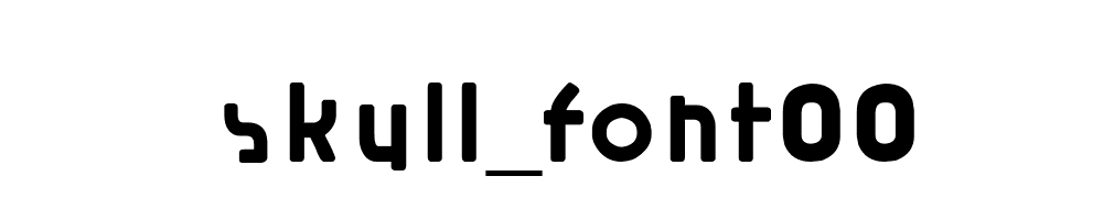 skull_font00