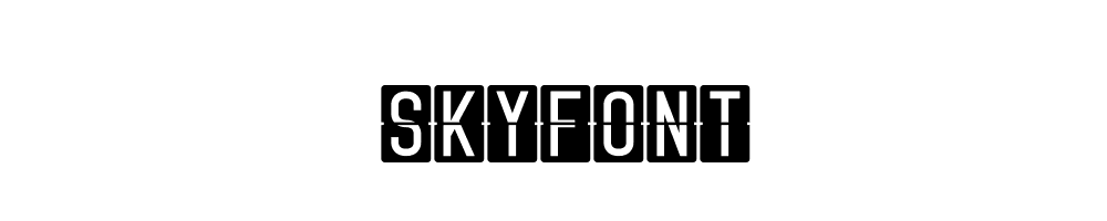 Skyfont