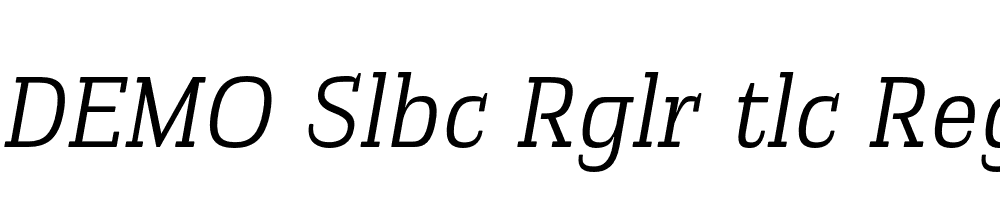 FSP DEMO Slbc Rglr tlc Regular