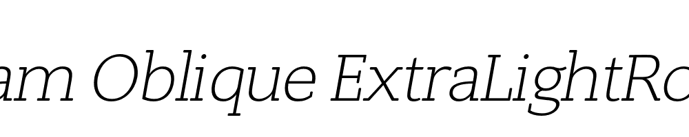  DEMO Slam Oblique ExtraLightRounded Italic