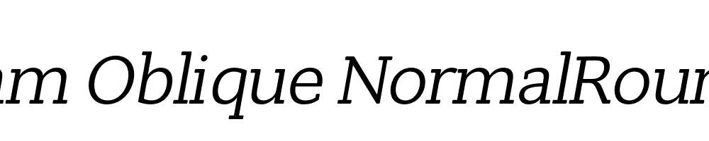  DEMO Slam Oblique NormalRounded Italic