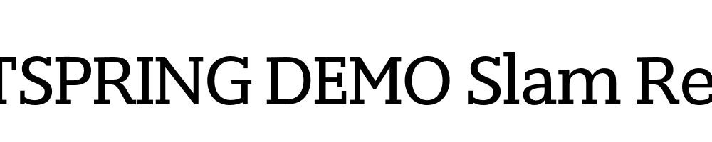  DEMO Slam Regular