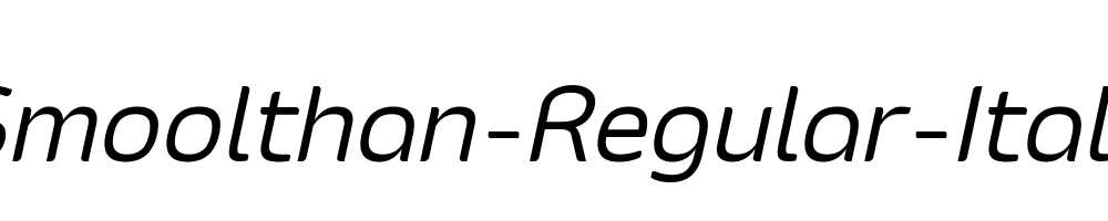 Smoolthan-Regular-Italic