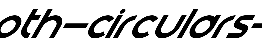 Smooth-Circulars-Italic