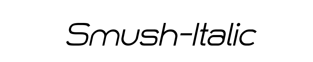 Smush-Italic