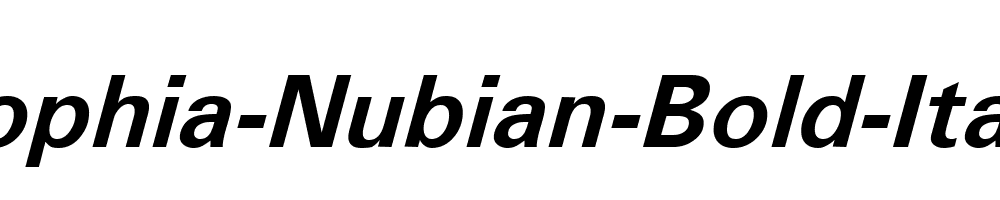 Sophia-Nubian-Bold-Italic