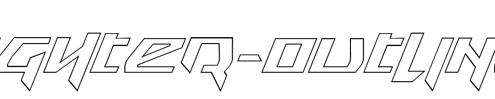 Snubfighter-Outline-Italic