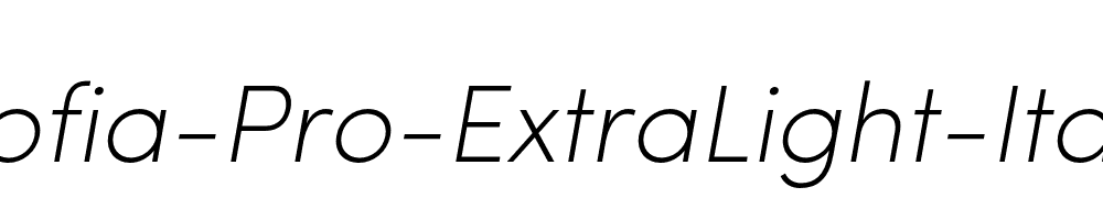 Sofia-Pro-ExtraLight-Italic