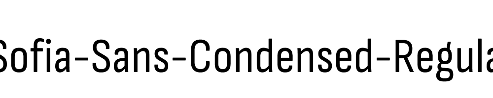 Sofia-Sans-Condensed-Regular