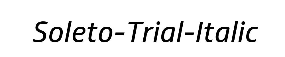 Soleto-Trial-Italic