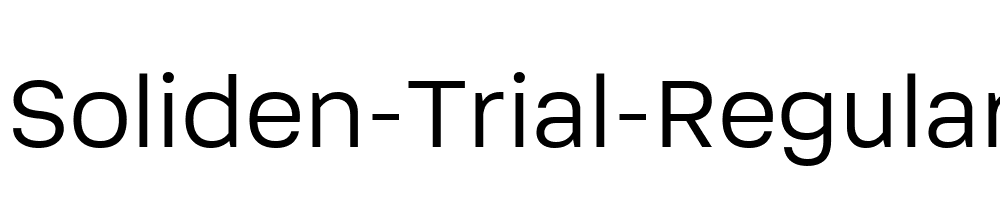 Soliden-Trial-Regular