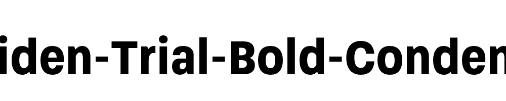 Soliden-Trial-Bold-Condensed