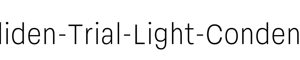 Soliden-Trial-Light-Condensed