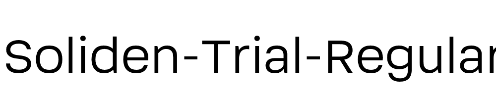 Soliden-Trial-Regular