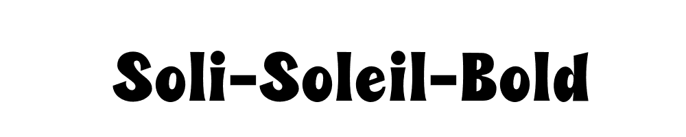 Soli-Soleil-Bold