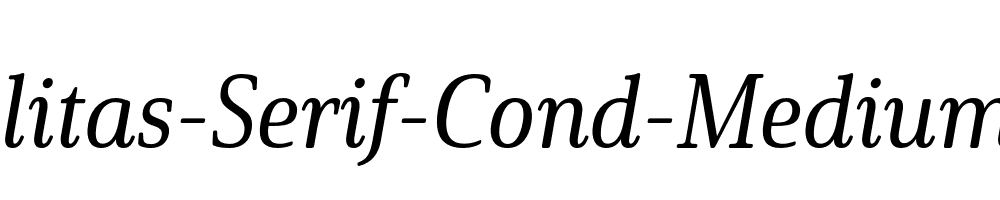 Solitas-Serif-Cond-Medium-It