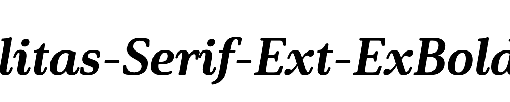 Solitas-Serif-Ext-ExBold-It