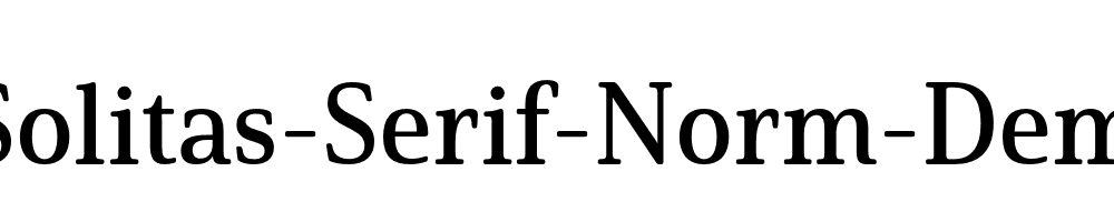 Solitas-Serif-Norm-Demi