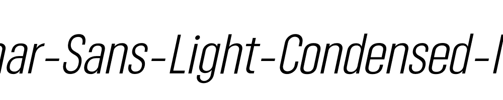 Somar-Sans-Light-Condensed-Italic