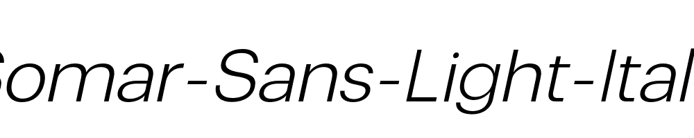 Somar-Sans-Light-Italic