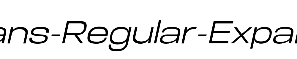 Somar-Sans-Regular-Expanded-Italic