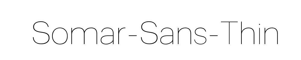 Somar-Sans-Thin