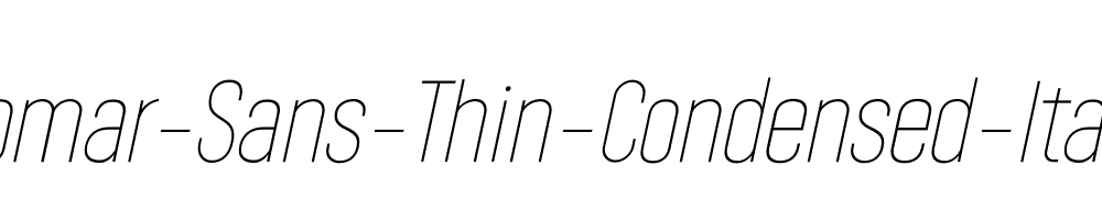 Somar-Sans-Thin-Condensed-Italic