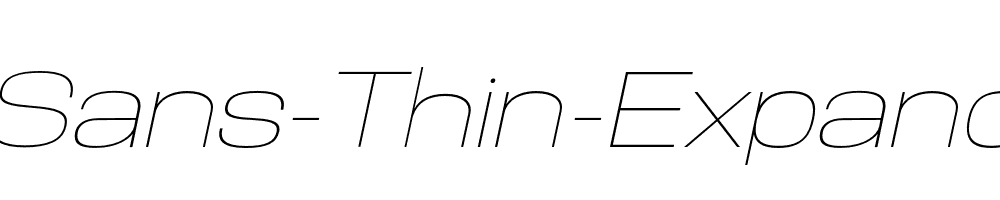 Somar-Sans-Thin-Expanded-Italic