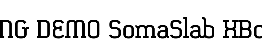  DEMO SomaSlab XBold Regular